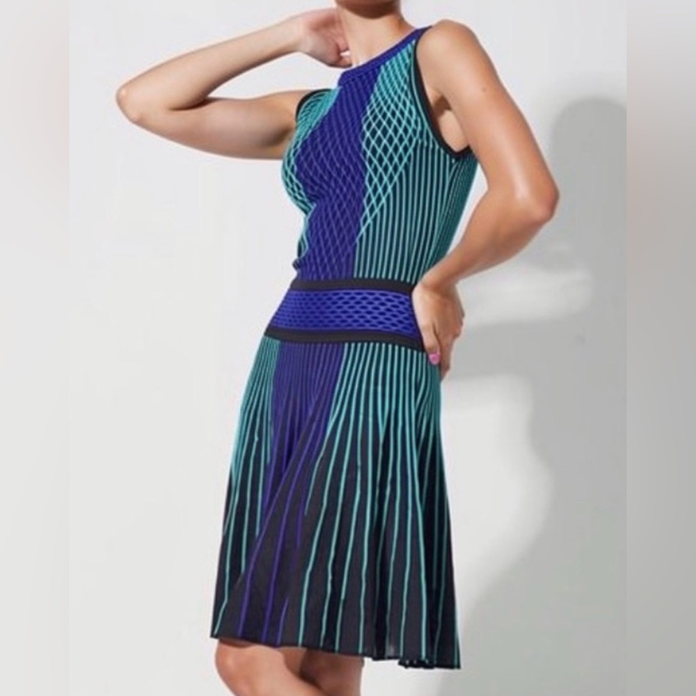 Mesh overlay dress